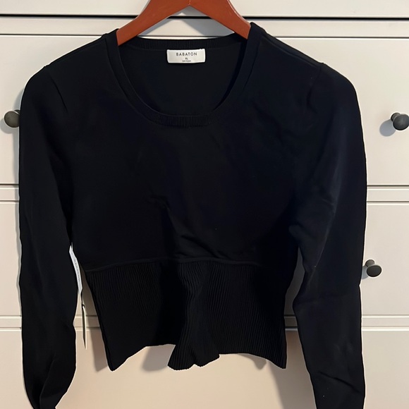 Aritzia Sweaters Babaton Refinery Sculpt Knit Sweater Poshmark